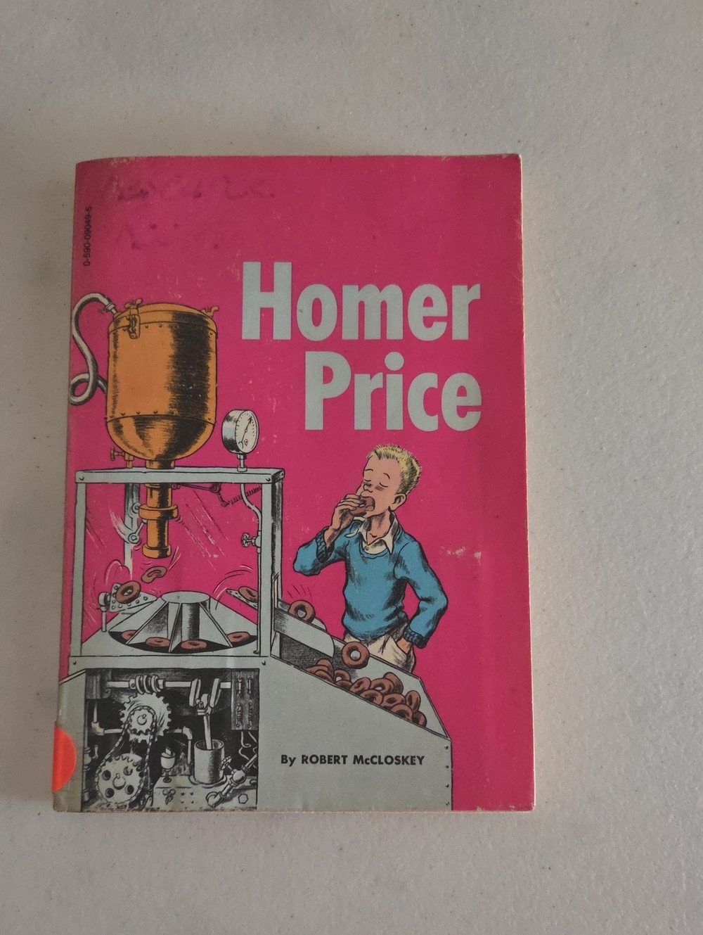 Scholastic Homer Price Pink and Blue Cover Book
